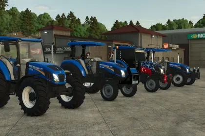 New Holland TDD BlueMaster Tractor voor Farming Simulator 25 — 3