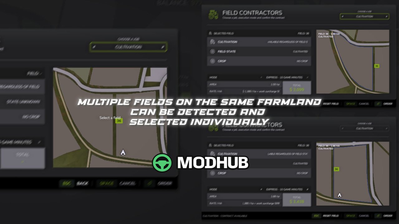 Field Contractors V1.5.3 voor FS25