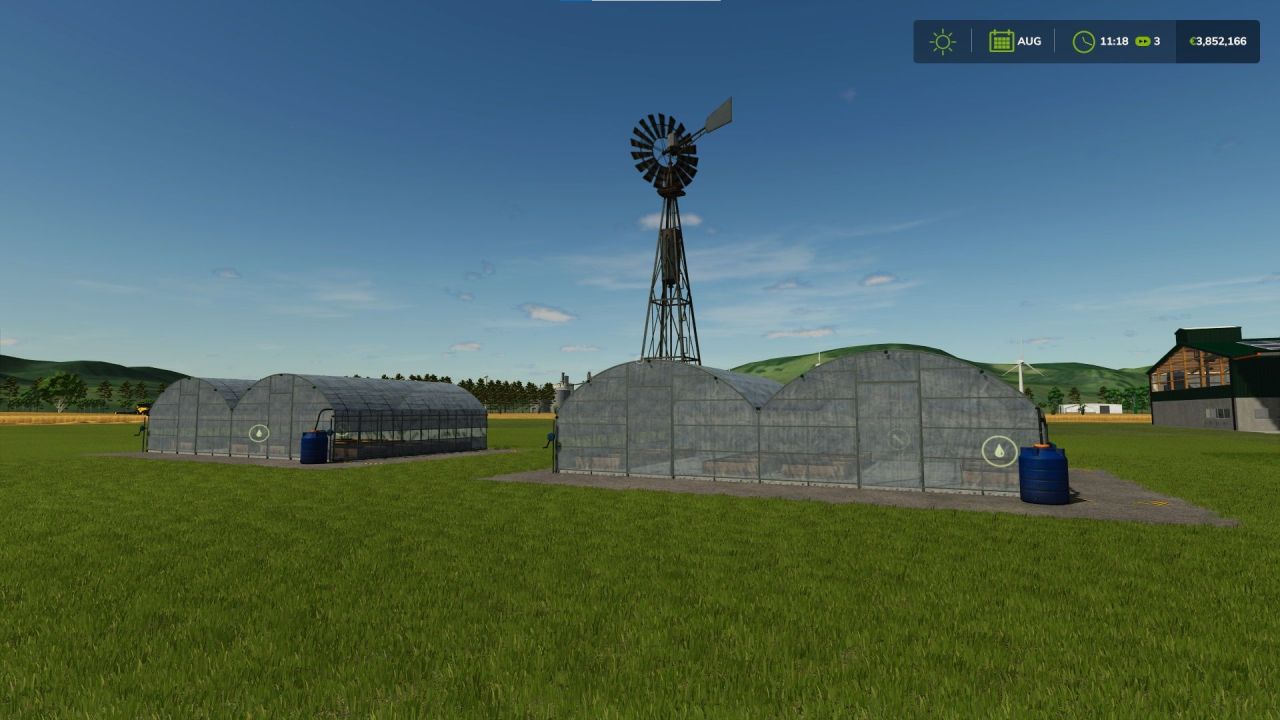 Windmolen voor kassen en veestallen voor Farming Simulator 25
