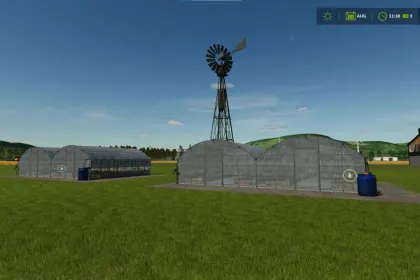 Windmolen voor kassen en veestallen voor Farming Simulator 25 — 2