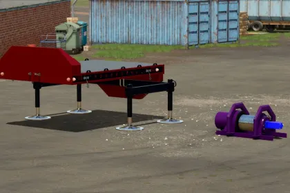 Efektywny Logging Winch & Platform — Wciągarka i Platforma do Leśnictwa w FS25