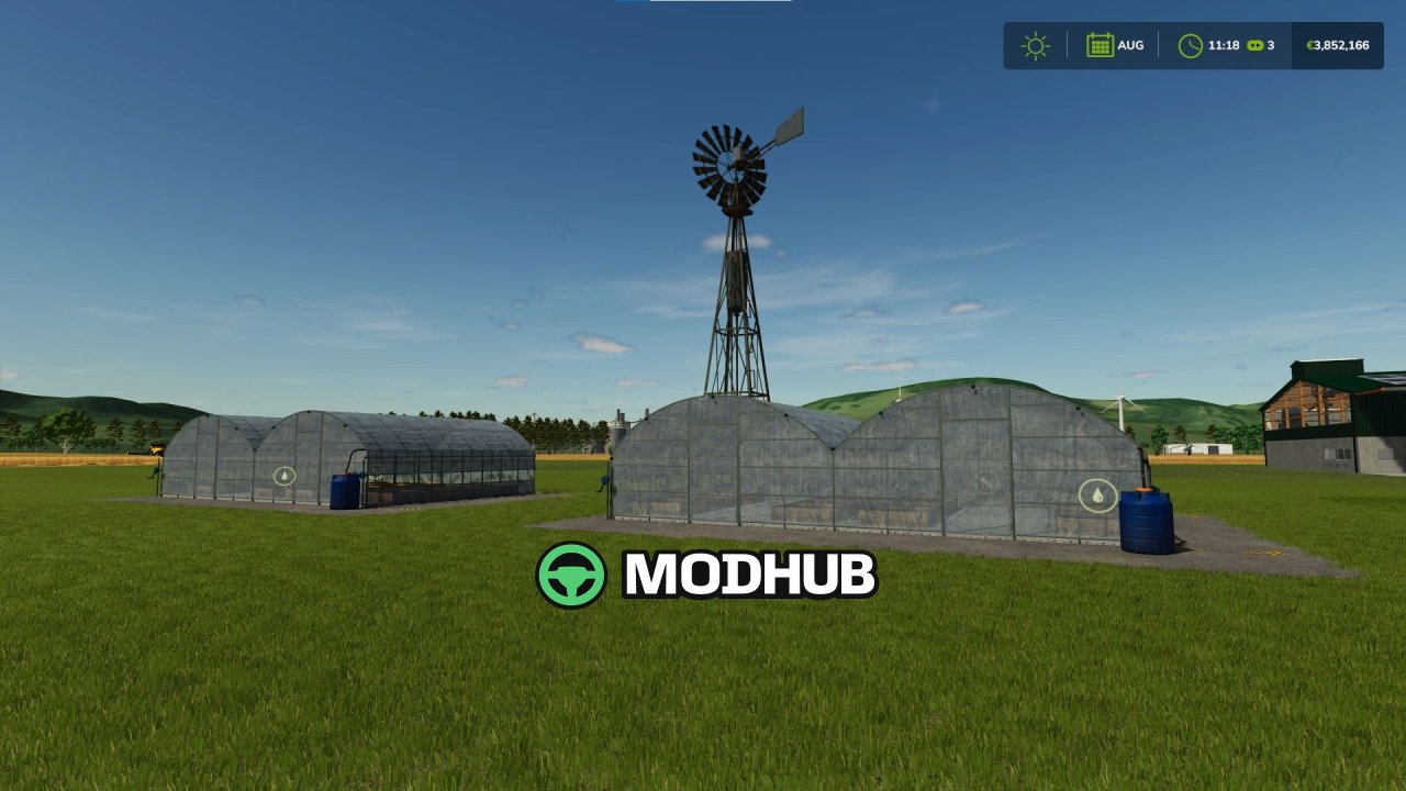 Windmolen voor kassen en veestallen V1.0 voor FS25