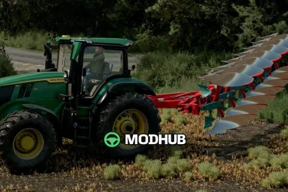 Charrue Kverneland LO 7 corps pour FS25 — 2