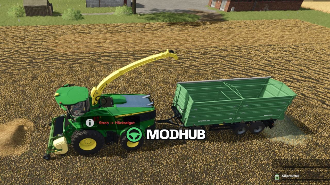 Mod Chop straw (Pick-up) V1.1 per FS25 – Raccolta paglia