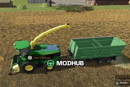 Mod Chop straw (Pick-up) V1.1 per FS25 – Raccolta paglia — 2