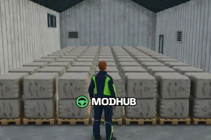 Pakket loodsen voor balen en pallets – 2000 pallets V1.0 voor FS25 — 3