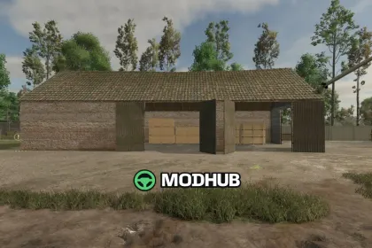 Oude schuur met zagerij V1.0 voor FS25 — 2