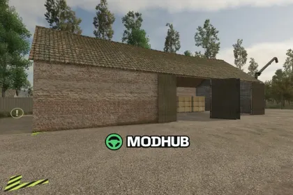 Oude schuur met zagerij V1.0 voor FS25 — 3