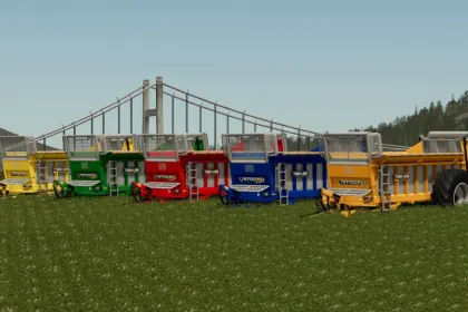 Efficient Manure Spreader Tubeline Nitro 750 (19,381 L) for Farming Simulator 25