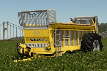 Ефективний Розкидач Гною Tubeline Nitro 750 (19 381 л) для Farming Simulator 25