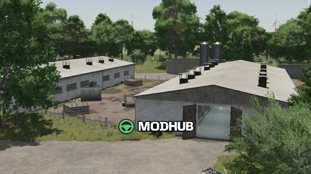 Pacchetto edifici per suini v1.2 per FS25