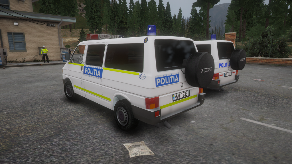 Volkswagen T4 Politia Design Vecchio & Nuovo per GTA 5 — 2