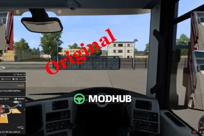 Mod HUD Adviser Top Bar small Left voor ATS v1.61 — 2
