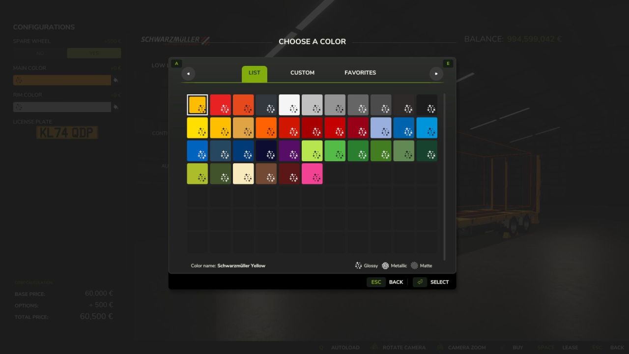 Ефективний Причіп SCHWARZMUELLER 4A для Безпечного Перевезення Техніки у FS25 - Скріншоти