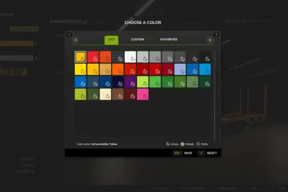Ефективний Причіп SCHWARZMUELLER 4A для Безпечного Перевезення Техніки у FS25