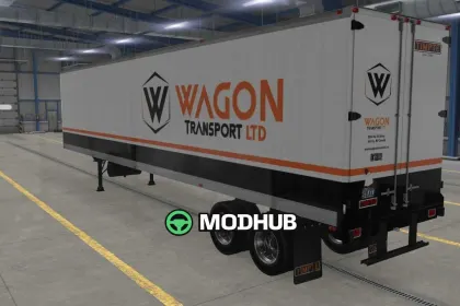 Pacchetto skin Wagon Transport LTD per Peterbilt 389 e Featherlite Nascar Hauler - ATS — 3