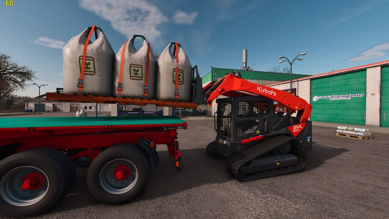 Efektywny Pallet z Pasami Napinającymi i Długimi Widelcami Paletowymi — Niezawodne Palety i Długie Widelce dla FS25