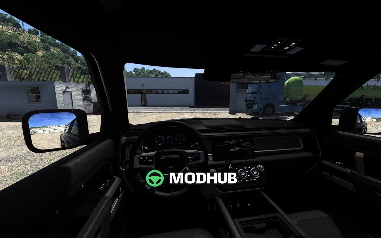 SUV Land Rover Defender 110 2023 L663 V2.1 voor ETS2