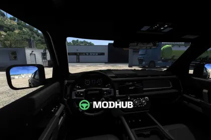 SUV Land Rover Defender 110 2023 L663 V2.1 voor ETS2 — 2