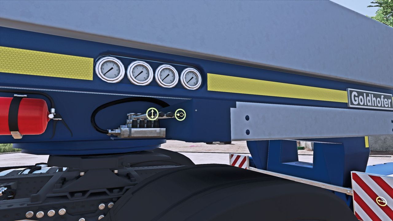 Ефективний Низькорамний Трал Goldhofer STZ-VP для Важкої Техніки у Farming Simulator 25