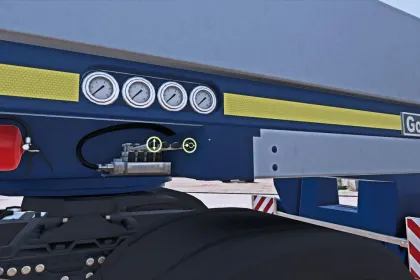 Ефективний Низькорамний Трал Goldhofer STZ-VP для Важкої Техніки у Farming Simulator 25 — 2