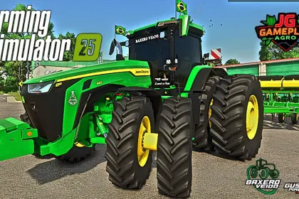 Trattore John Deere 8R BAXERO per Farming Simulator 25 — 2