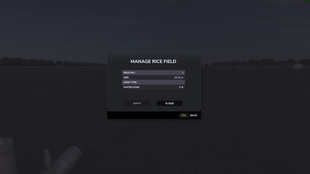 Script Unlimited Rice Fields per Farming Simulator 25