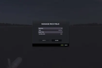 Script Unlimited Rice Fields per Farming Simulator 25 — 3