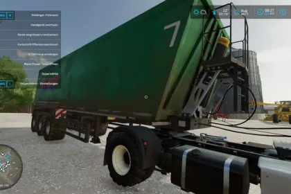 Aanvulmenu voor aanhangers voor Farming Simulator 22 — 2