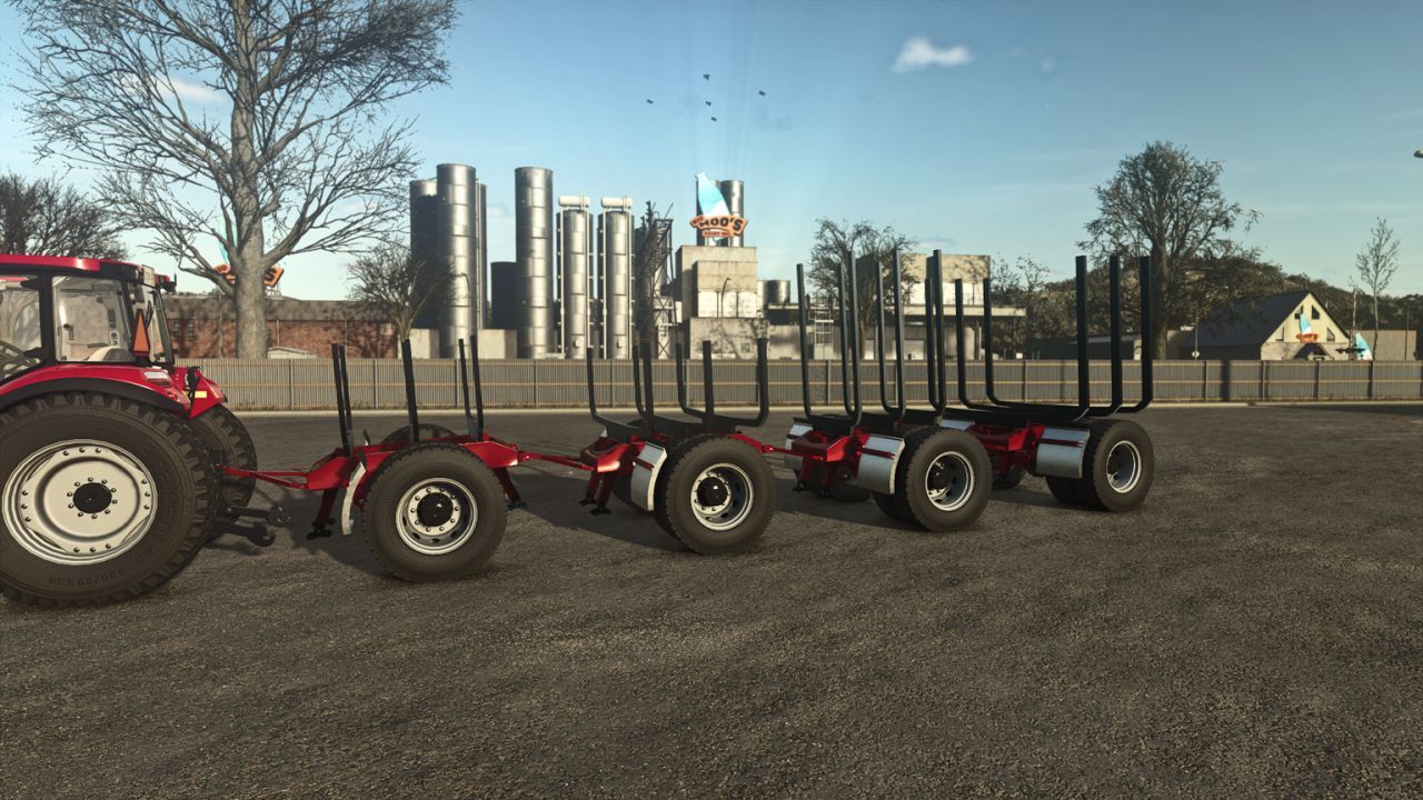 Efektywny Homemade Log Dolly — Wózek do Kłód z 3-punktowym Mocowaniem w FS25