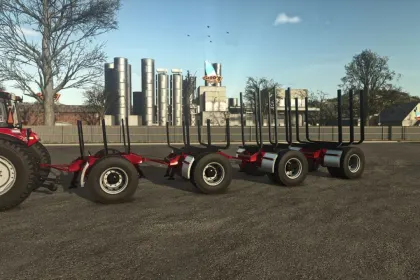 Ефективний Homemade Log Dolly — Візок для Колод з 3-точковим Кріпленням у FS25