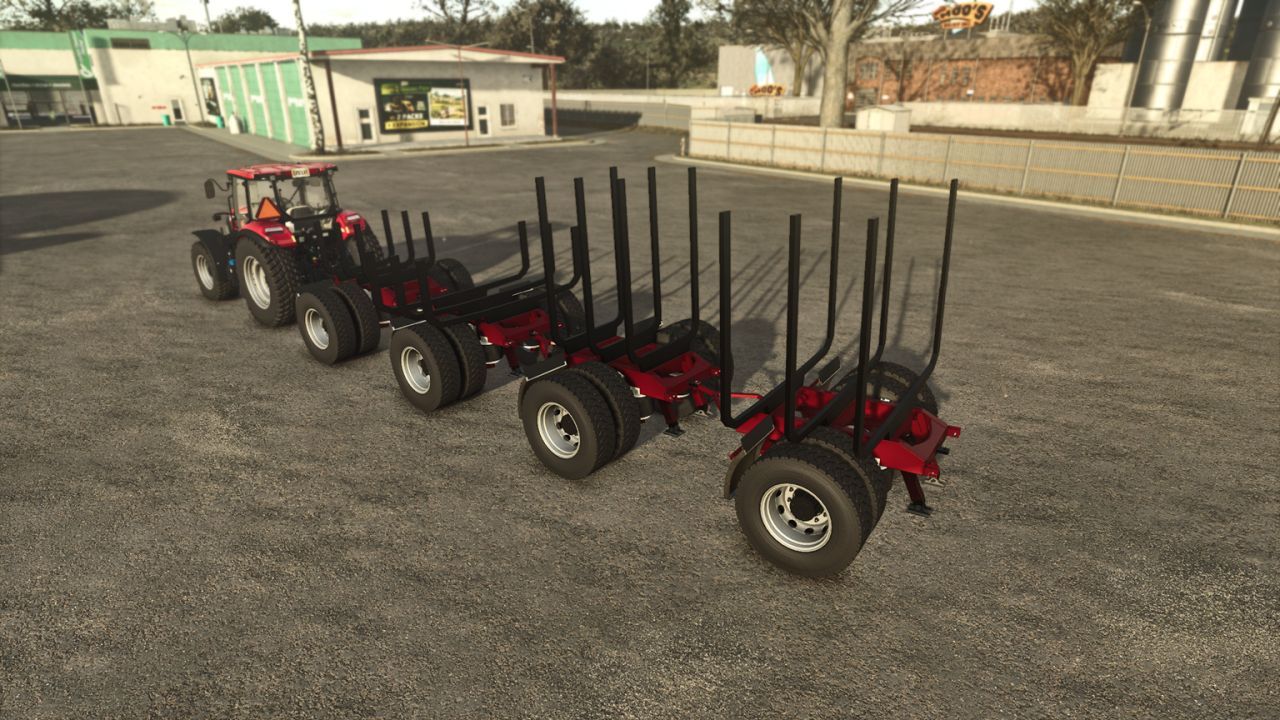 Efektywny Homemade Log Dolly — Wózek do Kłód z 3-punktowym Mocowaniem w FS25