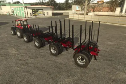 Ефективний Homemade Log Dolly — Візок для Колод з 3-точковим Кріпленням у FS25