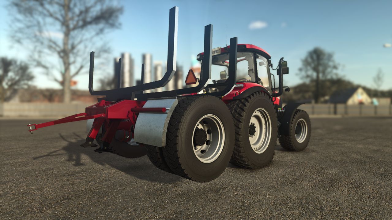 Efektywny Homemade Log Dolly — Wózek do Kłód z 3-punktowym Mocowaniem w FS25