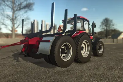 Ефективний Homemade Log Dolly — Візок для Колод з 3-точковим Кріпленням у FS25