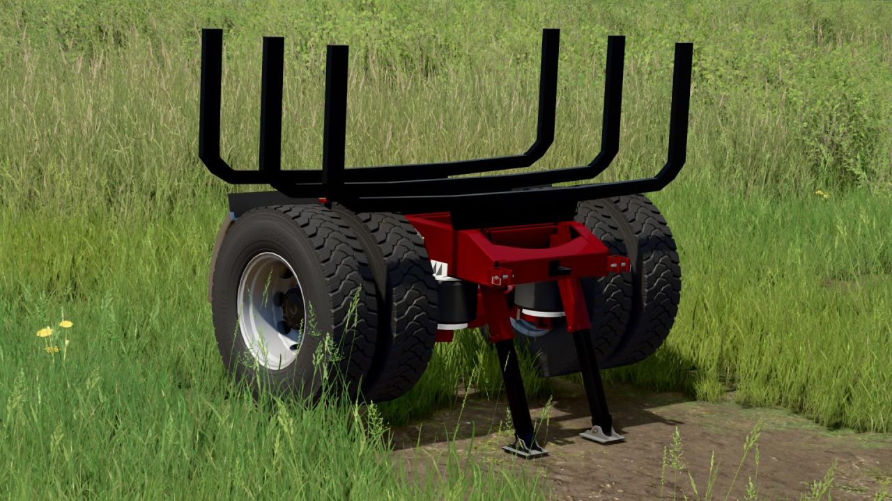 Efektywny Homemade Log Dolly — Wózek do Kłód z 3-punktowym Mocowaniem w FS25