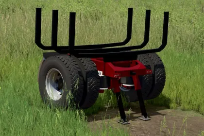 Ефективний Homemade Log Dolly — Візок для Колод з 3-точковим Кріпленням у FS25