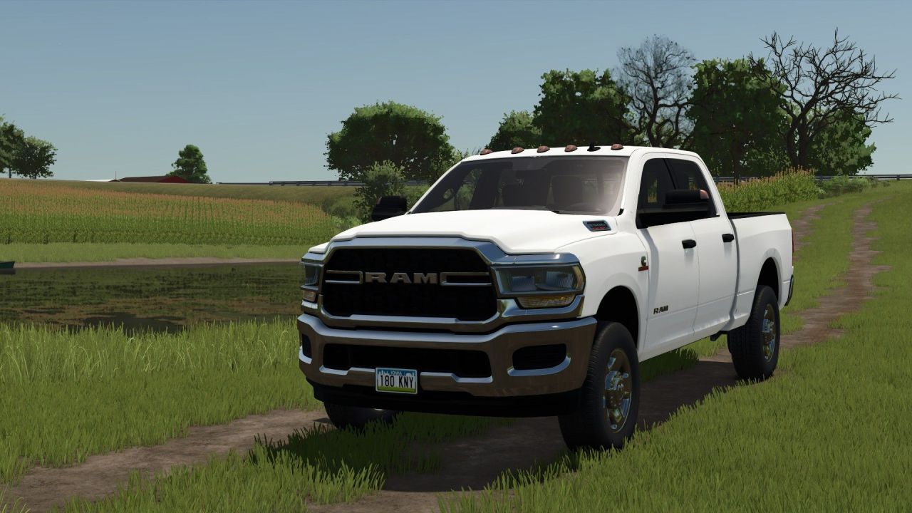 Ram 3500 Crew Cab Short Bed vrachtwagen voor Farming Simulator 25