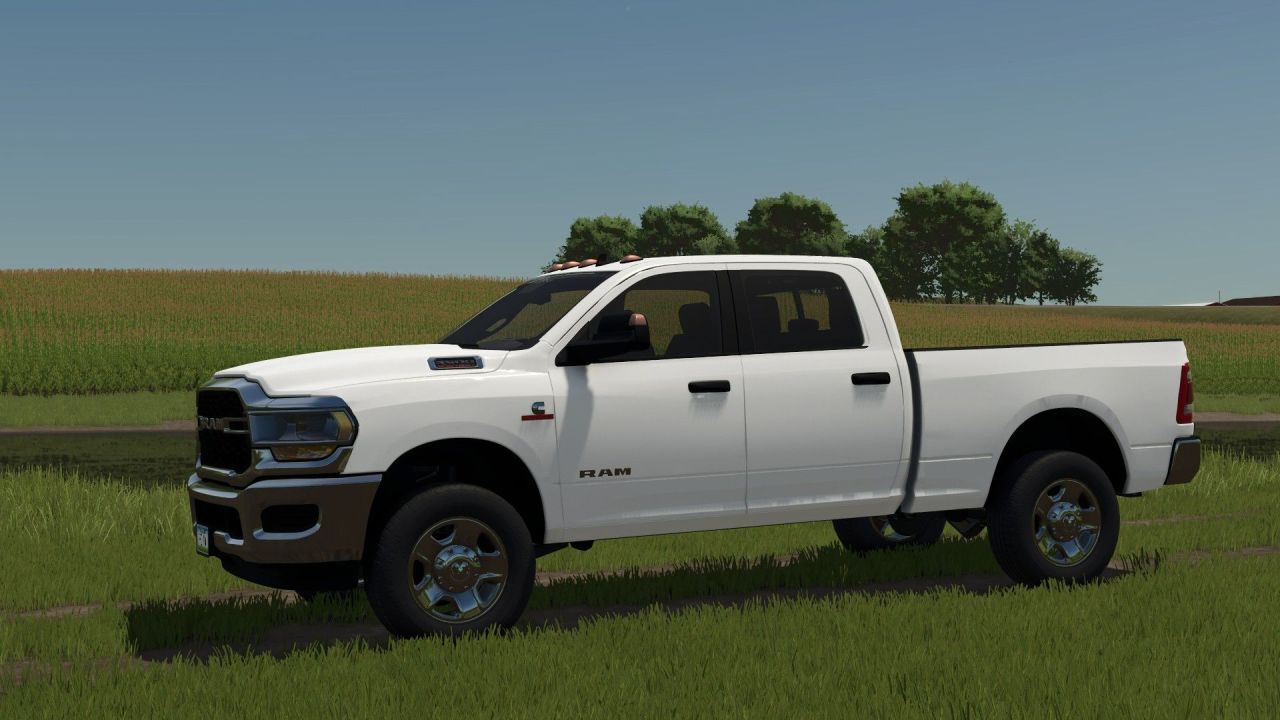 Ram 3500 Crew Cab Short Bed vrachtwagen voor Farming Simulator 25