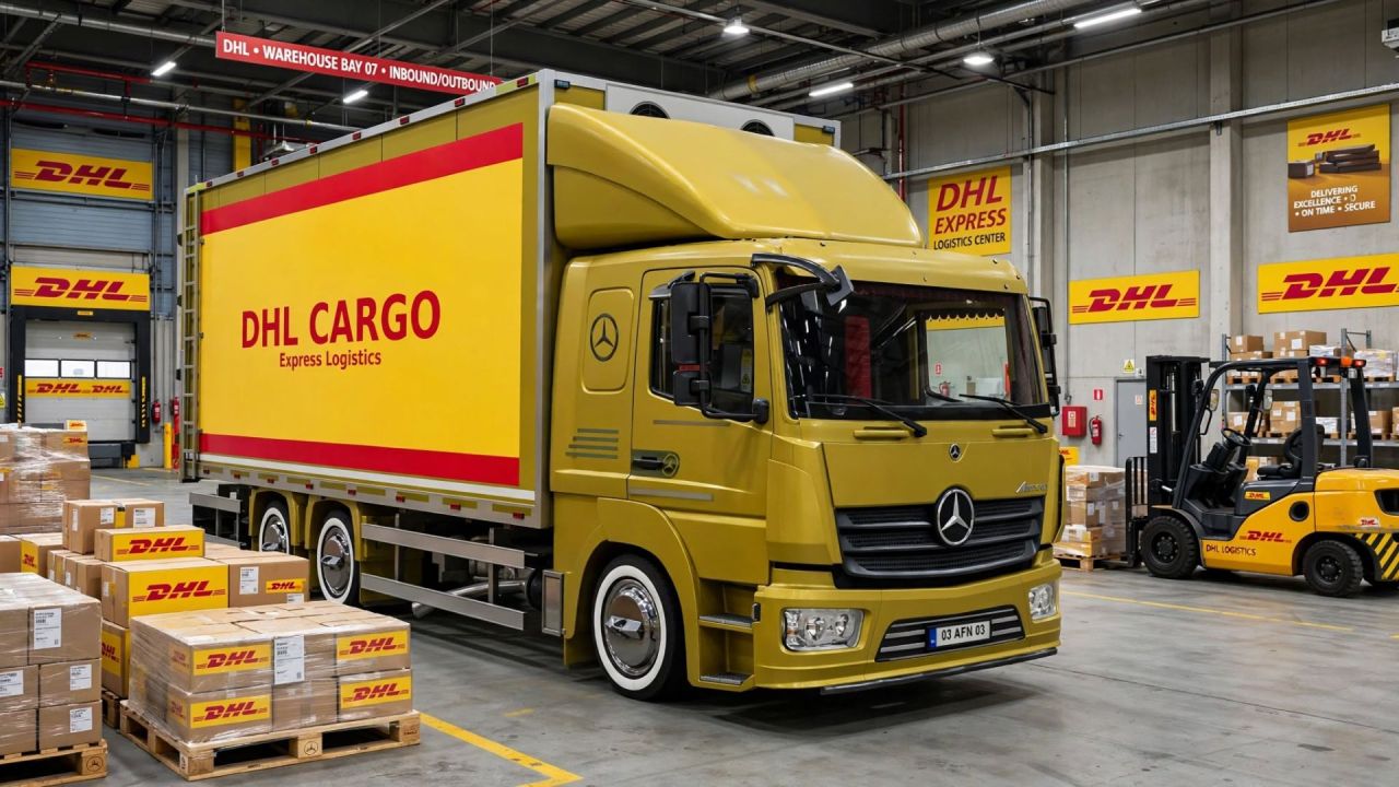 Camion Mercedes Benz Atego 823 Box per Farming Simulator 25