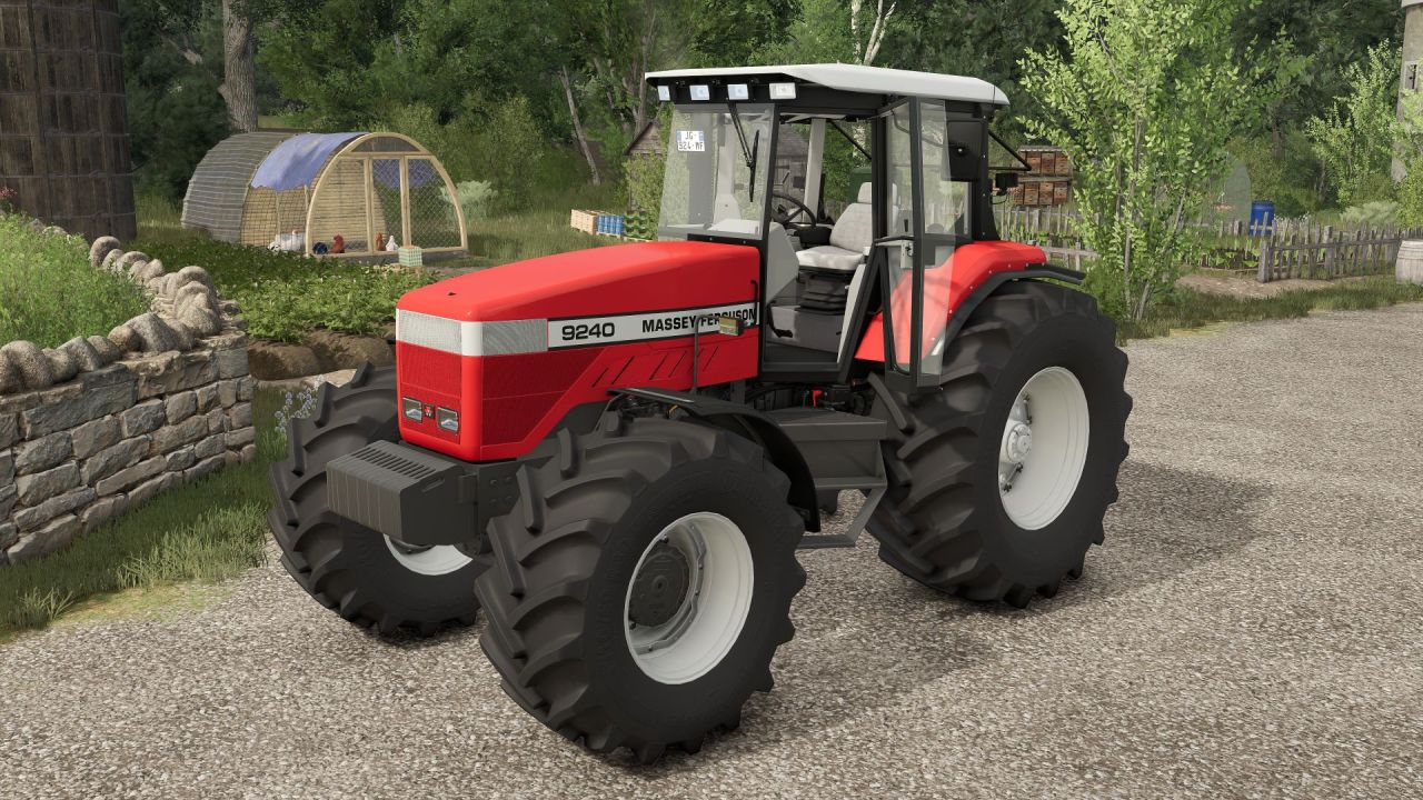 Massey Ferguson 9240-tractor voor Farming Simulator 25