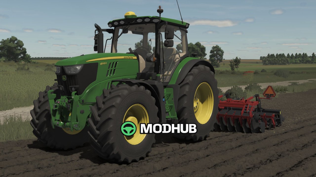 John Deere 6R Large Frame Series 2015 V1.1 Tractor voor FS25