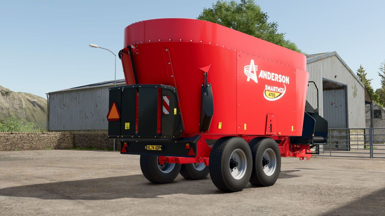 Efektywny Mieszalnik Paszy Anderson A700 z Wagami Roboczymi do Farming Simulator 25