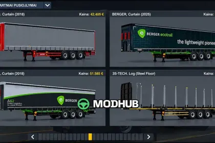 Pack Rimorchi SGD v1.6.0 per ETS2 – Container Krone e altro — 2