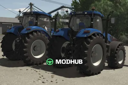 Trattore New Holland T7 Tier 4A V1.1 per FS25 — 2