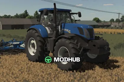 Trattore New Holland T7 Tier 4A V1.1 per FS25 — 3