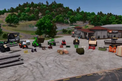 Effiziente Palettengabel mit Spannriemen für Lader in FS25 — 1