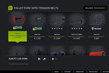 Effiziente Palettengabel mit Spannriemen für Lader in FS25 — 2