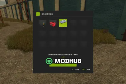 Sac à dos d'inventaire V1.0.0.1 pour FS25 — Farming Simulator 25