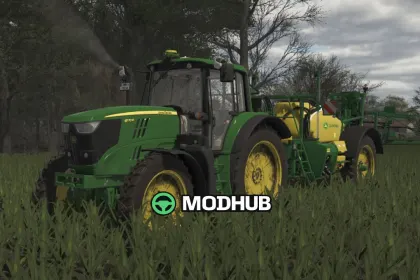 John Deere 6170M V1.1 Tractor voor FS25 — 3